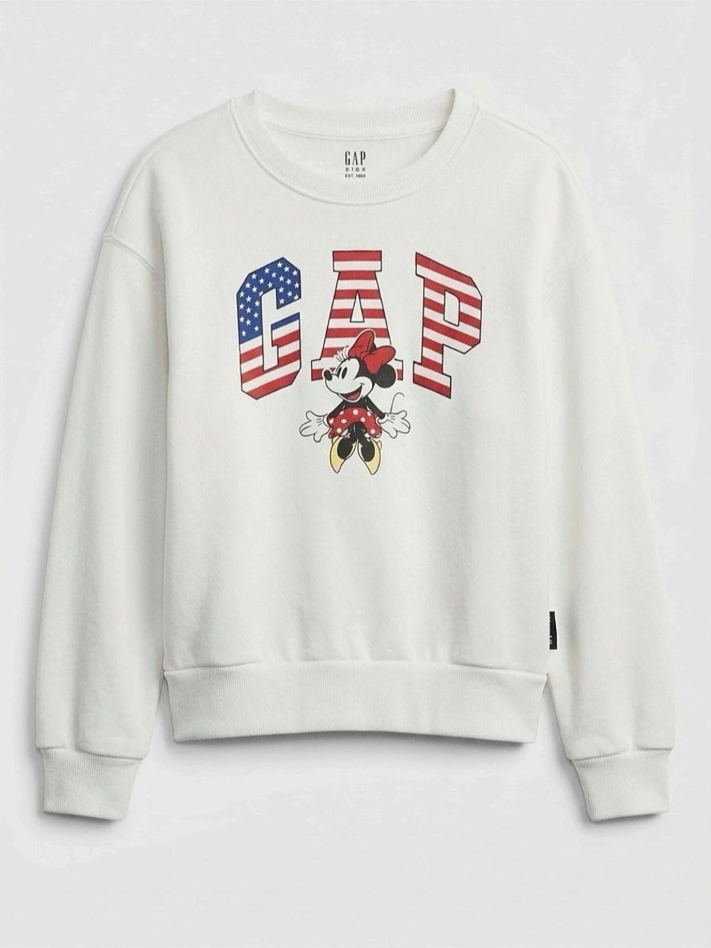 Gap x Disney Mickey Mouse American Flag Sweatshirt American Flag Sweatshirt
